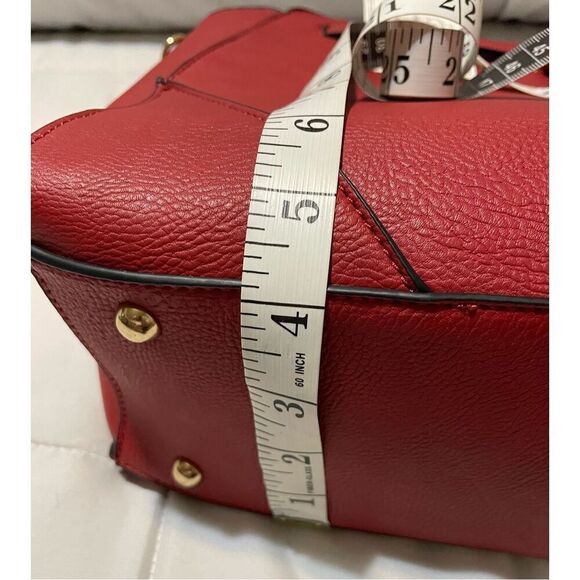 LaTerre vegan 2-n-1 Red handbags - Picture 8 of 13